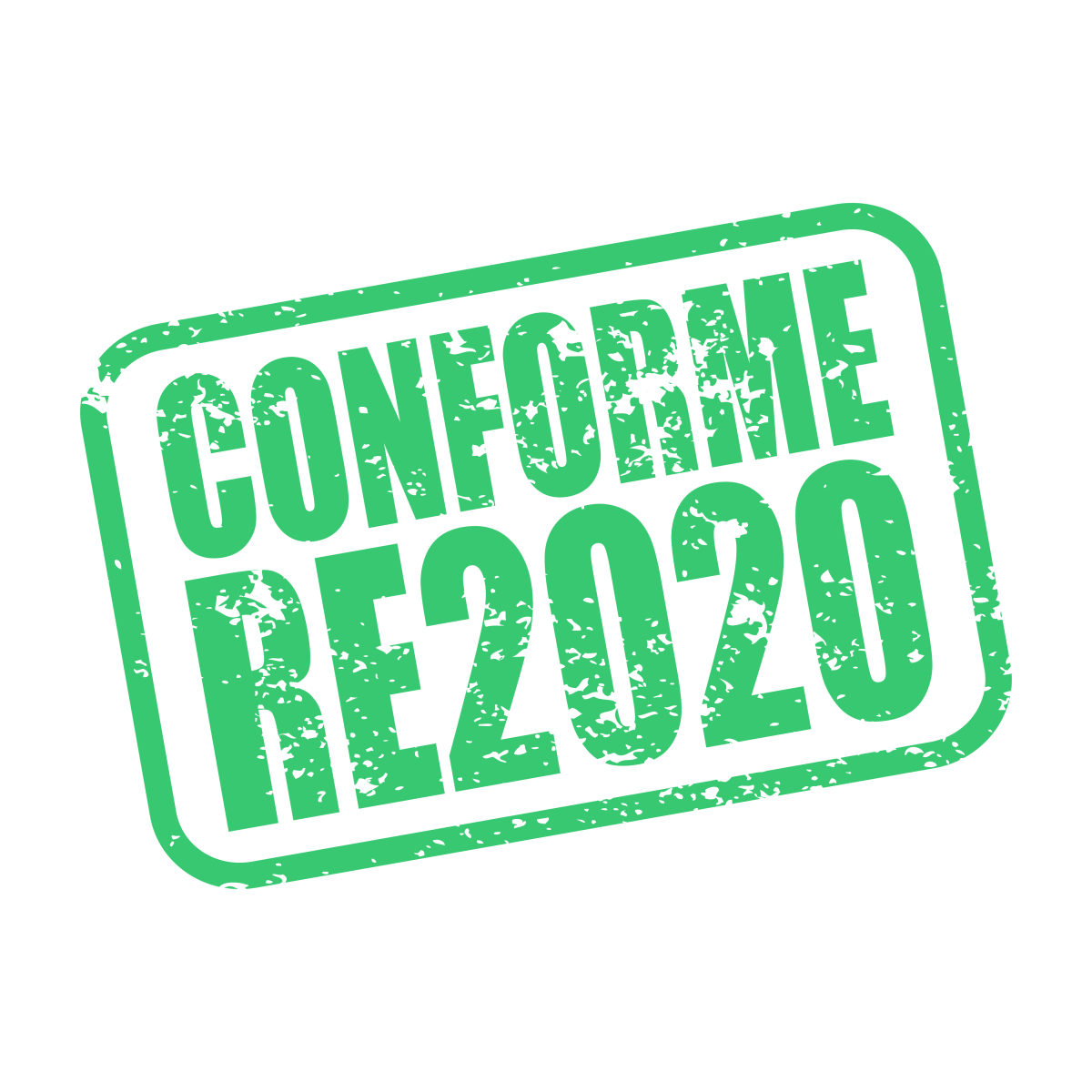 RE2020 vs RT2012 – Un logo attestant de la conformité à la RE2020