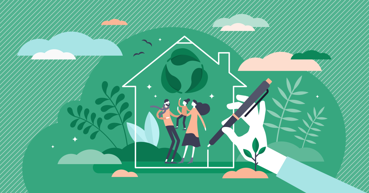 immobilier durable – une famille réalise son projet de vivre dans une maison bas carbone