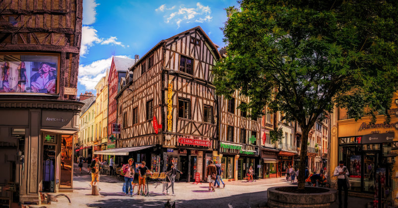 Pinel Plus Rouen – vue sur le centre historique de Rouen