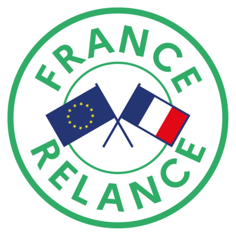 quartier prioritaire de la politique de la ville – logo du plan France Relance